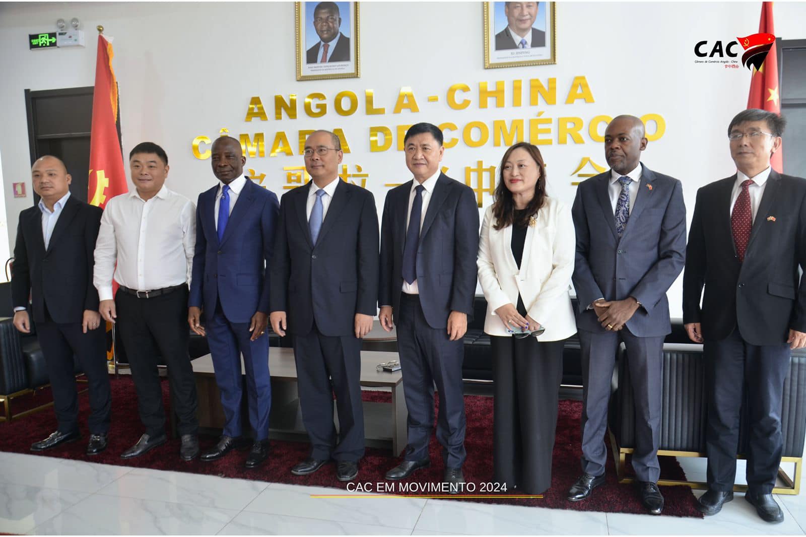 Read more about the article Embaixador da República popular da china em Angola,Reafirma comprimisso de trabalhar em parceria com a camara de comércio Angola-China